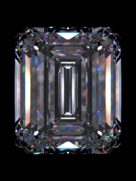 Diamant Smaragd (Diamanten Serie) — Stockfoto