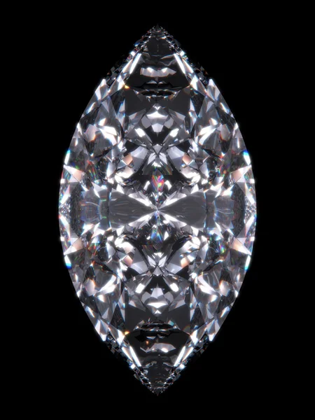 Diamond marquise (love, valentine day series) — Stock Photo, Image