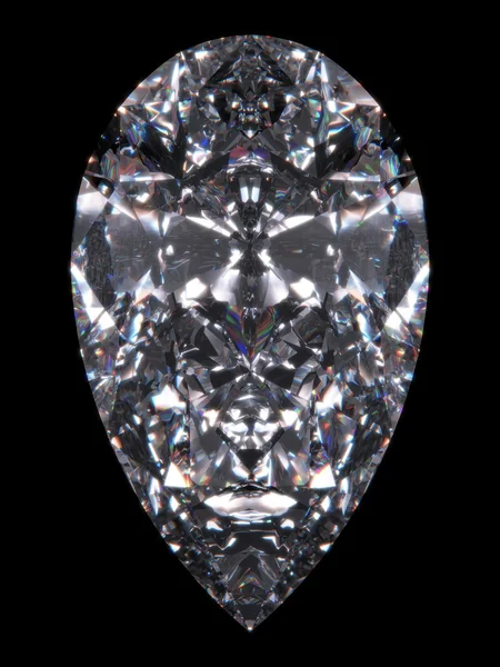Corte de pêra de diamante — Fotografia de Stock