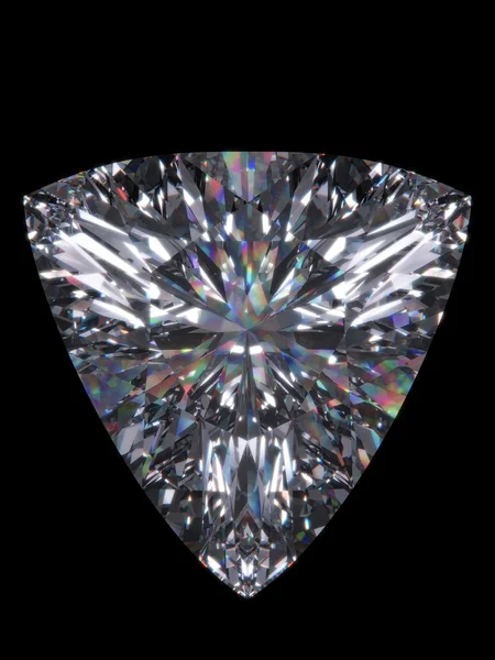 Diamant trillion de coupe — Photo