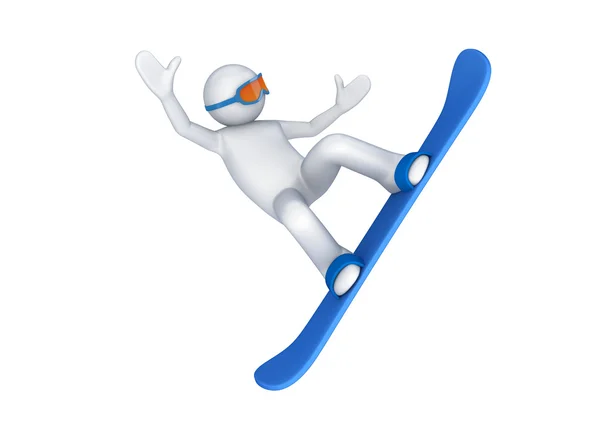 Snowboardzistka — Zdjęcie stockowe