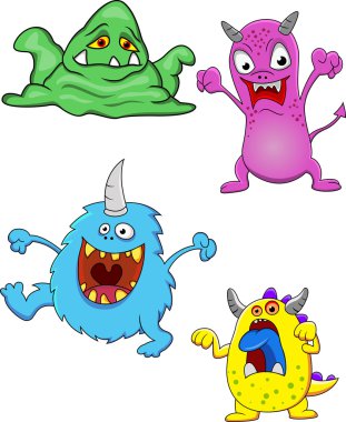 Funny Monster clipart