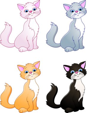 Cat cartoon clipart