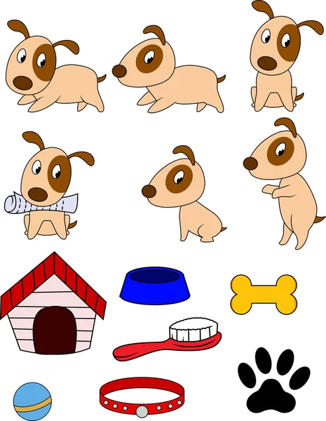 Karikatura psa — Stockový vektor