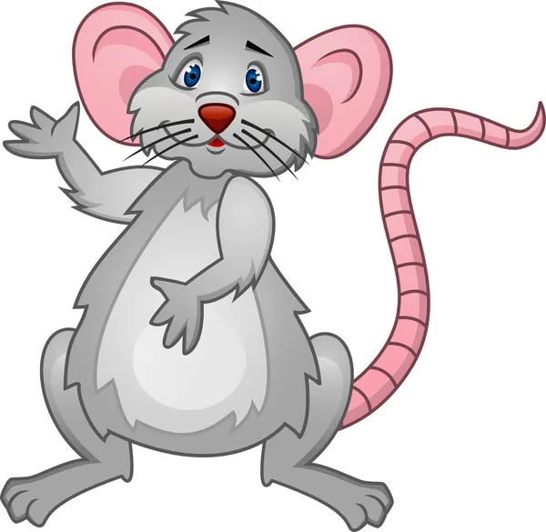 Desenhos animados de Rato Carto — Vetor de Stock
