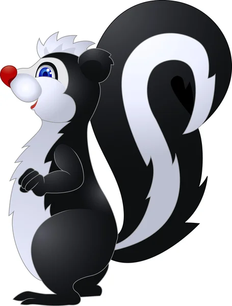 Skunk мультфільм — стоковий вектор
