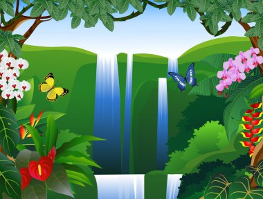 Beautiful Nature Background clipart