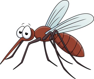 Mosquito Cartoon clipart