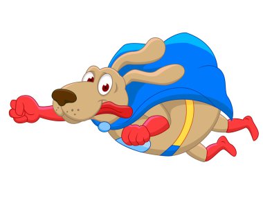 Super Dog Cartoon clipart