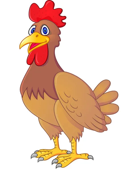 Caricatura de pollo — Vector de stock