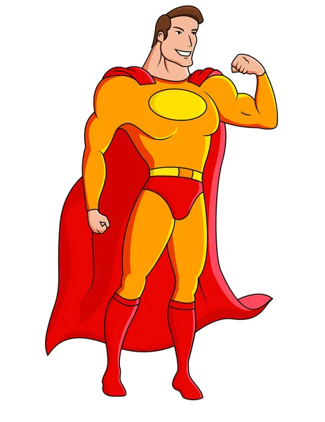 Kreskówka superbohatera — Wektor stockowy