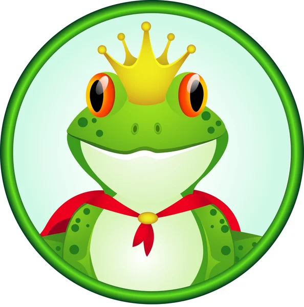 Roi de grenouille — Image vectorielle