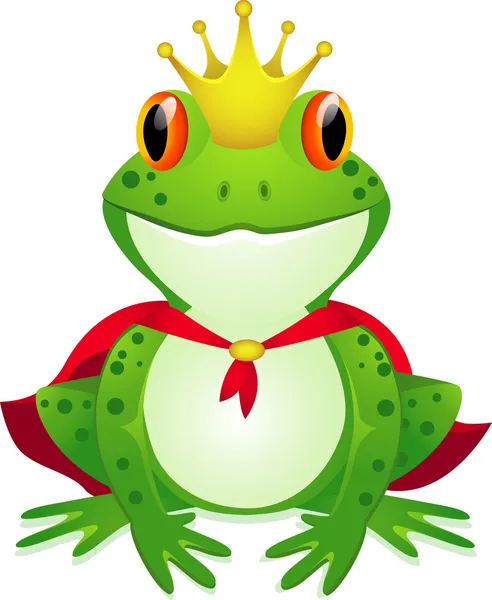 Roi de grenouille — Image vectorielle