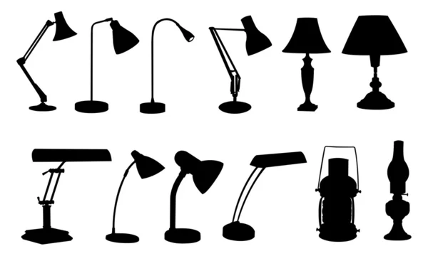 Лампа набір — стоковий вектор