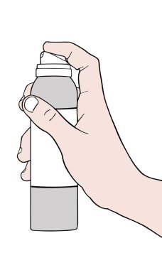 Spray can clipart