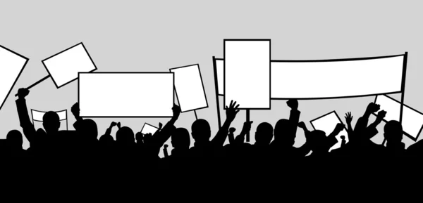Piquet de grève — Image vectorielle