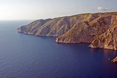 cliff, zakynthos Adası karşısında