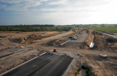 yörünge yol yapım aşamasında Poznan