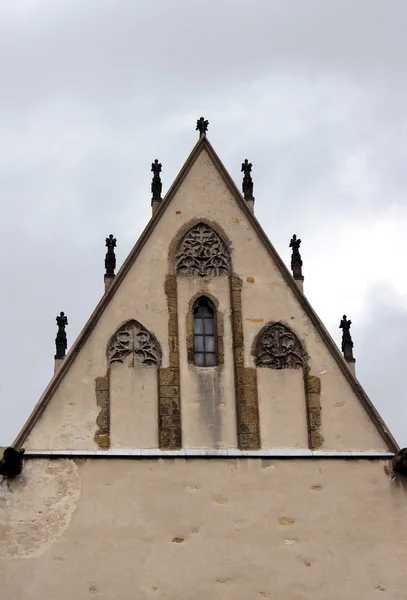 Igreja gótica de parede na Polônia — Fotografia de Stock