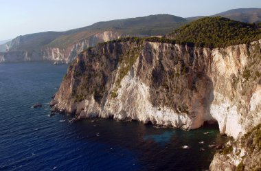 cliff zakynthos Adası ile Sahil