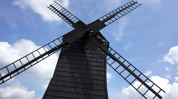 Old, wooden windmill — Stock Photo, Image