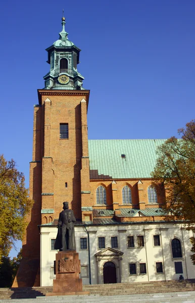 stock image Monument to Boleslaw Chrobry