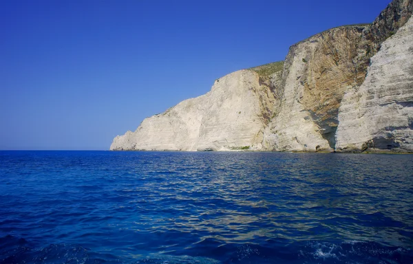 Uçurumun yüz zakynthos Adası — Stok fotoğraf