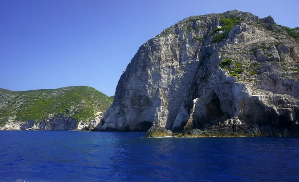 Cliff face on Zakynthos island — Stock Photo, Image