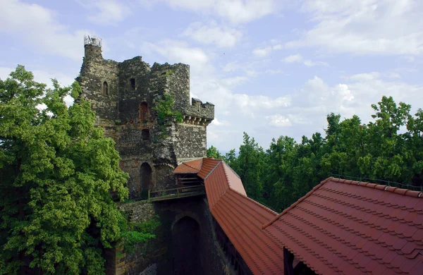 Castelo com bastilha — Fotografia de Stock