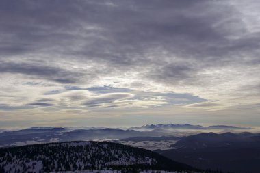 kış, dağlar