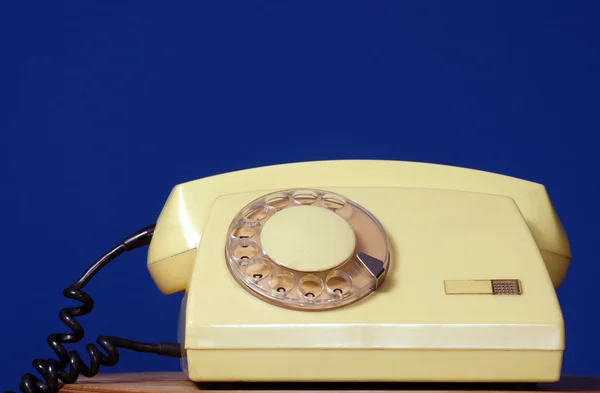 stock image Yellow telephone set