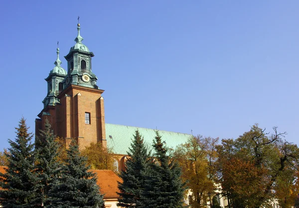 Archicathedral Basilica in Gniezno — Stock Photo, Image