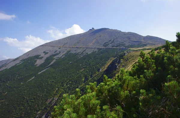 Huippu Karkonoszen vuoristossa — kuvapankkivalokuva