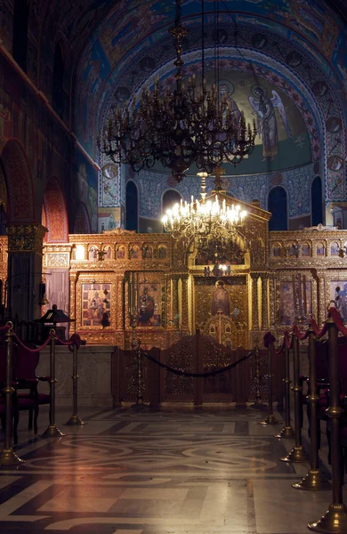 Agios dionysios Kilisesi'nin iç — Stok fotoğraf