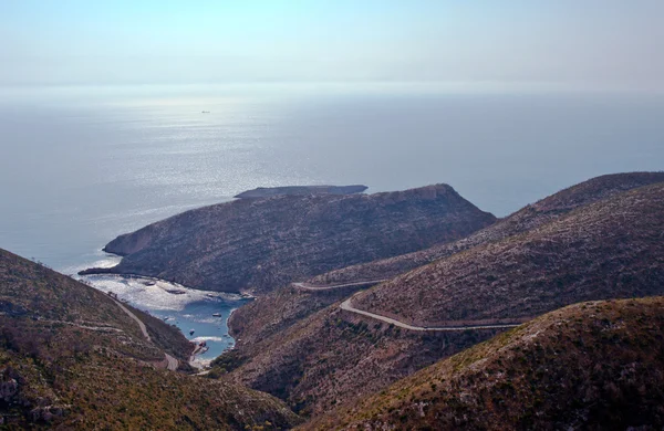 Przystań z łodzi na wyspie zakynthos — Zdjęcie stockowe