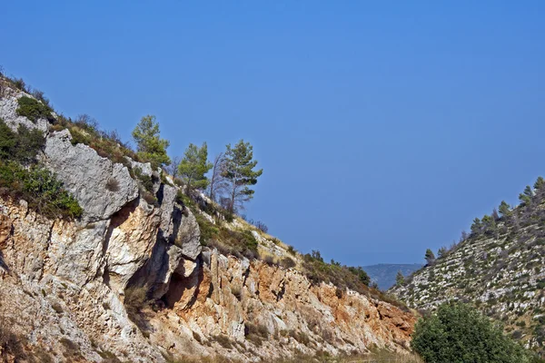 Montanhas na ilha de Zakynthos — Fotografia de Stock