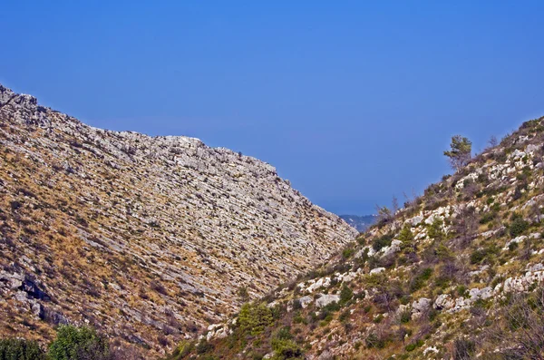 Montañas en la isla de Zakynthos — Foto de Stock
