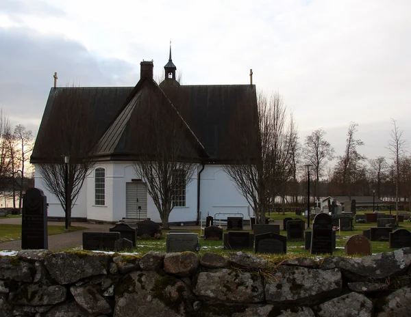 Traditioneller schwedischer Friedhof — Stockfoto