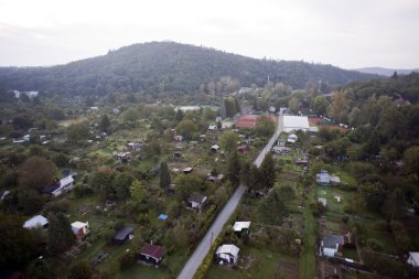 kavşak, yol çok detaylı hava Şehir Manzaralı