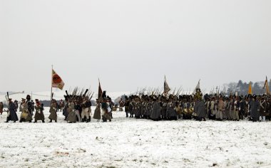 tvarozna, Çek Cumhuriyeti - 4 Aralık 2010: geçmiş fan mili