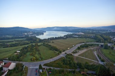 Tramvay son istasyon, Brno, Çek Cumhuriyeti Hava görünümünü