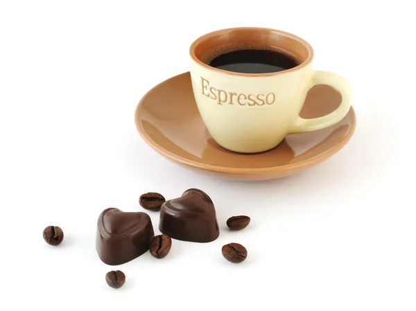 Liefde voor koffie — Stockfoto
