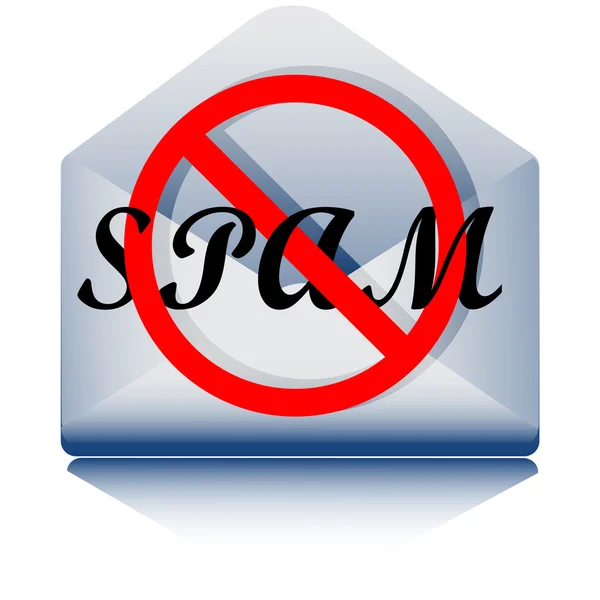 stock vector Anti Spam Sign