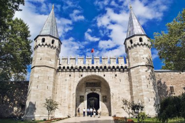 The Gate of Salutation, Topkapi Palace, Istanbul clipart