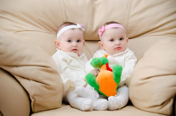 Gémeos bonitos — Fotografia de Stock