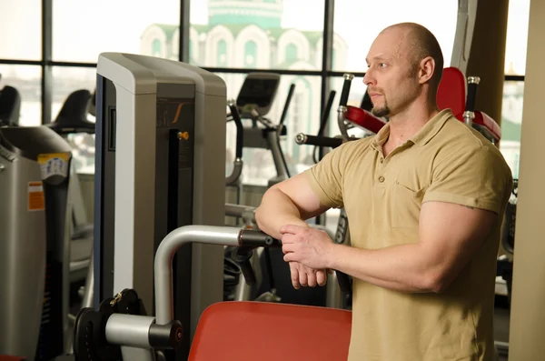 Man at the Gym — Stock Photo, Image