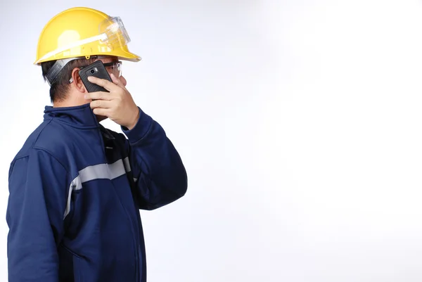 Construction worker at work — Stock Photo, Image