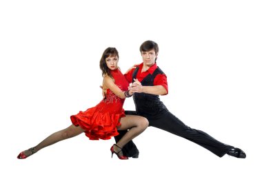 Tango dancers clipart