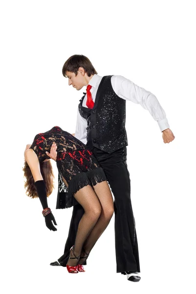 Bailarines de tango de elegancia — Foto de Stock