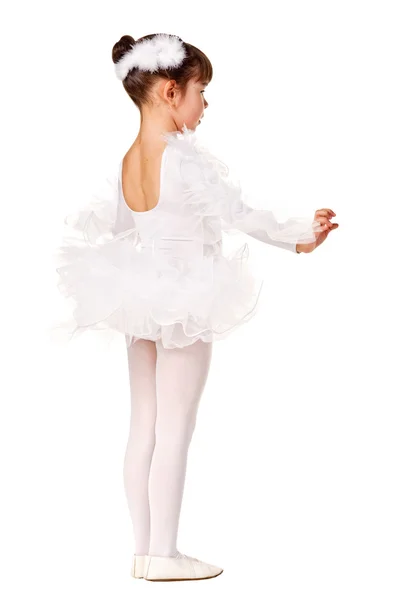 Malá holčička v taneční póze — Stock fotografie